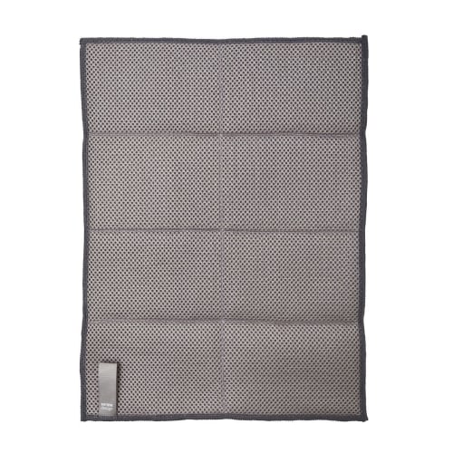 Dish draining mat, absorbent, washable | b2c Microfiber Multi-Cloth (Charcoal Gray)