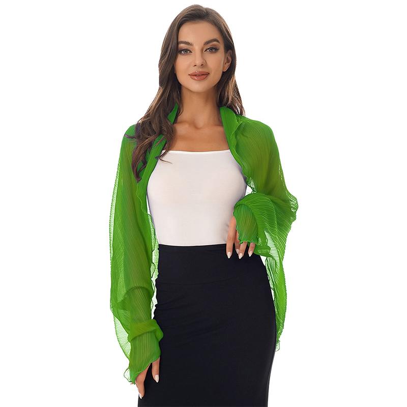 Shawls Summer Beach Sexy Women Fashion Solid Chiffon Smock Bikini Cover Up Loose Blouse Sunscreen Comfortable Poncho