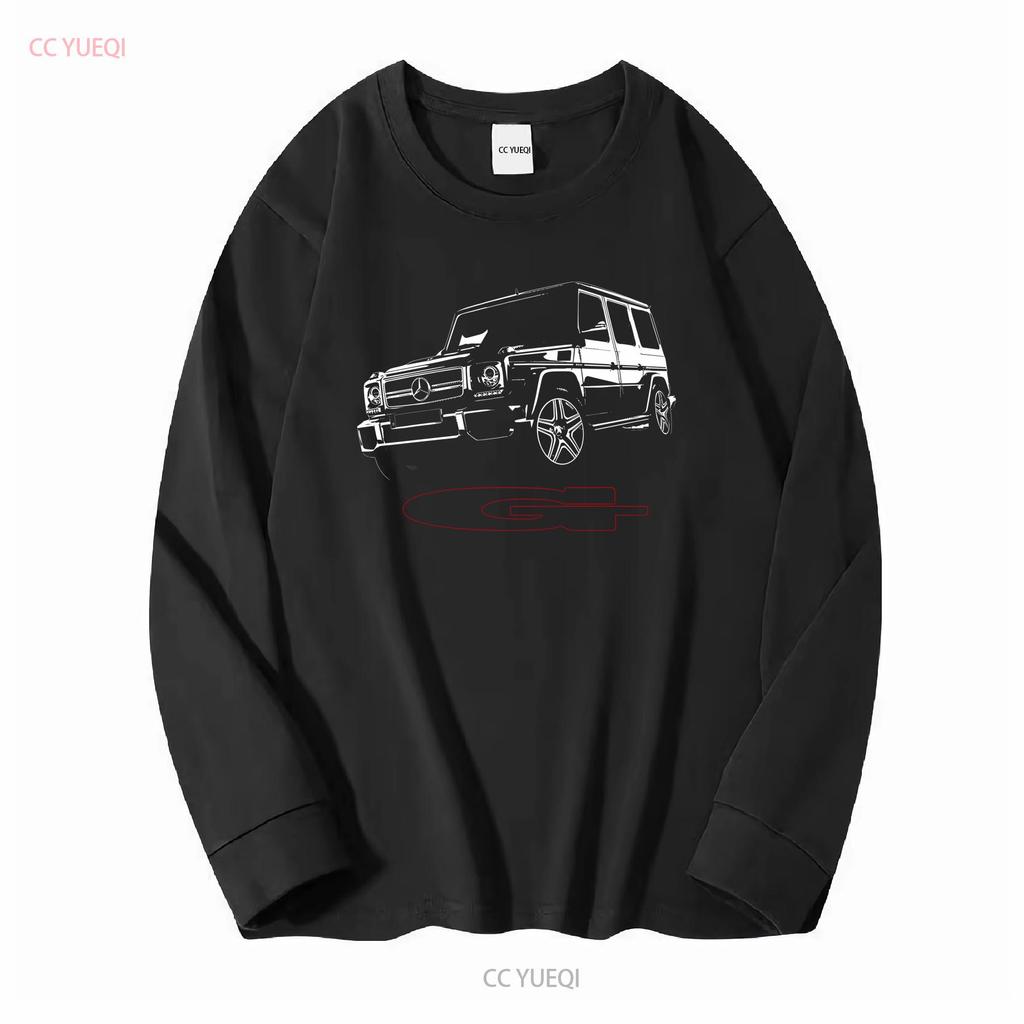 Luxury SUV T Shirt for G Class W463 fans long or short sleeves vintage Washed homme graphic Soft Slightly Top For Everyday Wear