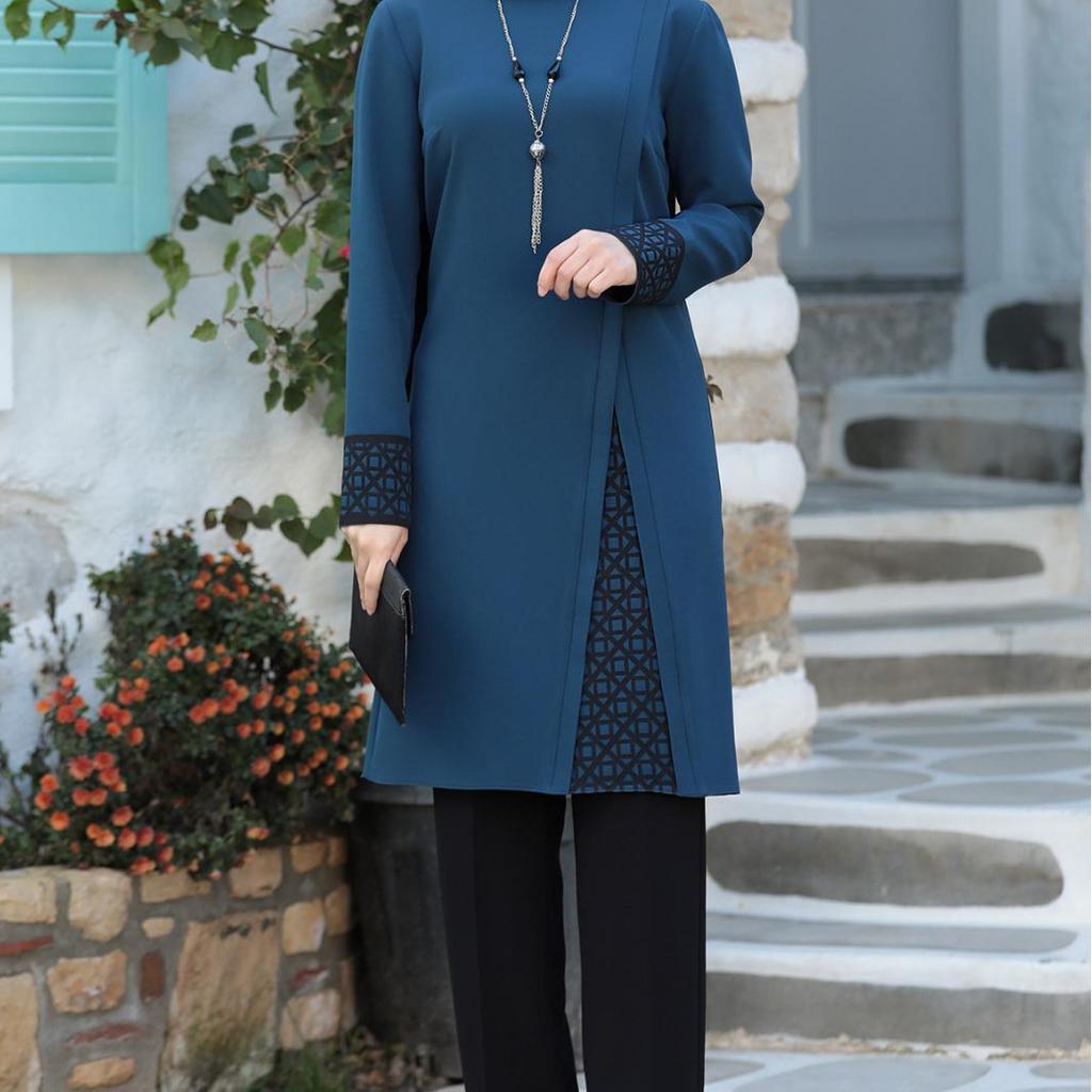 New Dubai Abaya: Two-Piece Set for Arab and Southeast Asian Women