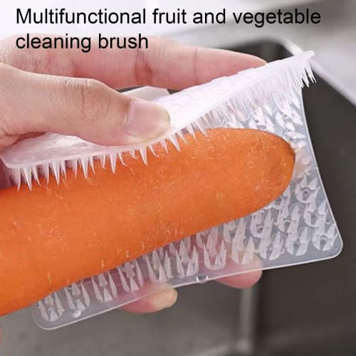 Niesel Vegetable Washing Brush, Vegetable Scrubber - Fruit Kitchen Scrubber Brush, High-Density Bristles, Multi-Function Vegetable Brush Scrubber for