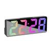 Voice Control Digital Alarm Clock Led Digital Clock Bedroom Alarm Clock Tabletop Led Watch Adjustable Brightness 12/24H NZ003