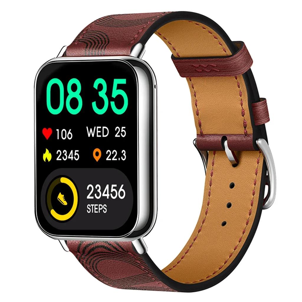 Leather Loop Strap for Redmi Watch 5 Watch 4 Band for Xiaomi Mi 9 Pro Active Wristband Bracelet Mi Band 8 Pro Correa Accessories