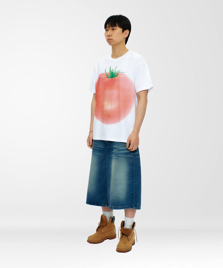 LAUGHER Tomato T-Shirt - White