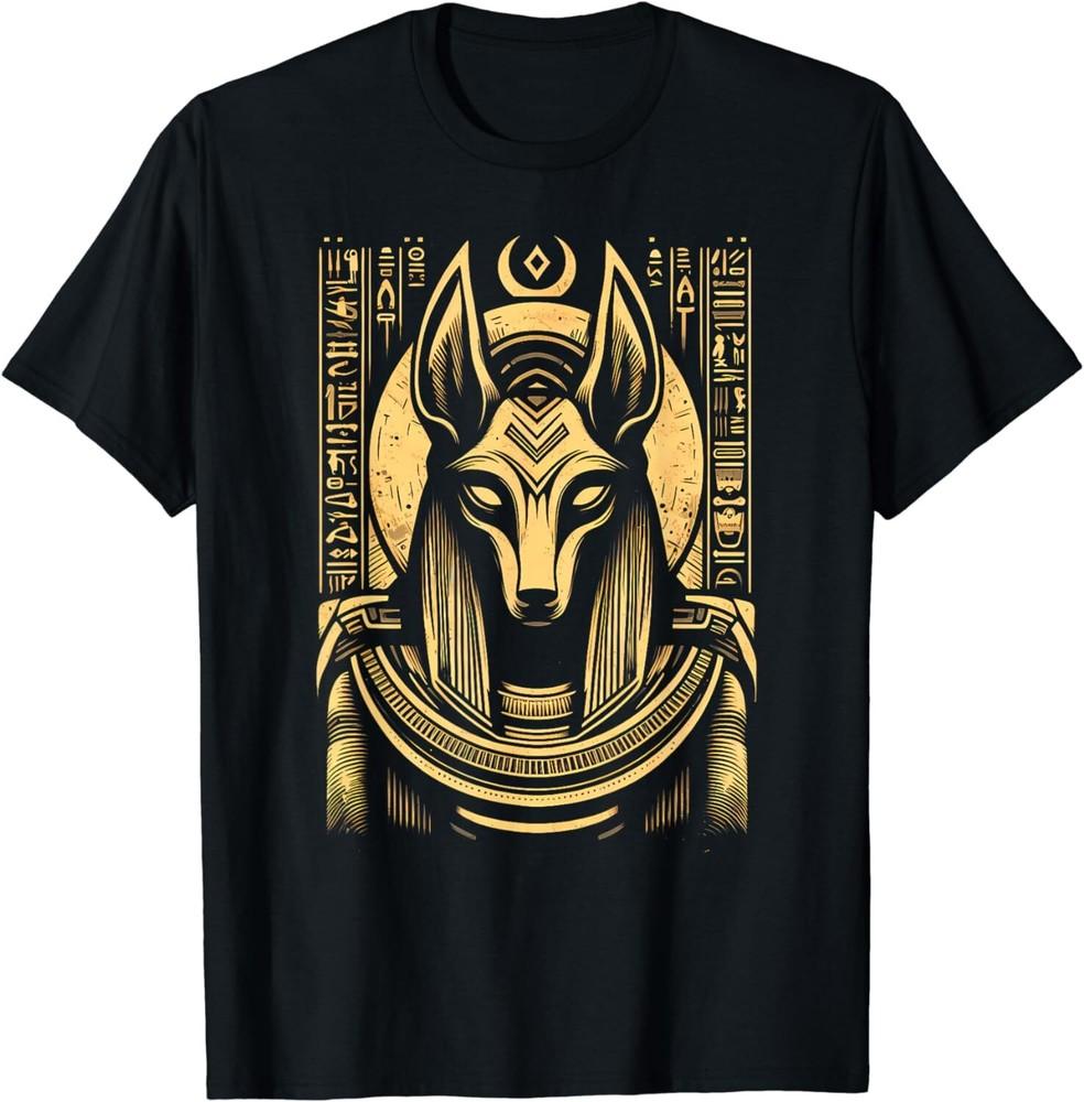 NEW LIMITED Anubis Ancient Egyptian Black and Gold T-Shirt Size Gift Idea S-5XL Unisex T-Shirt
