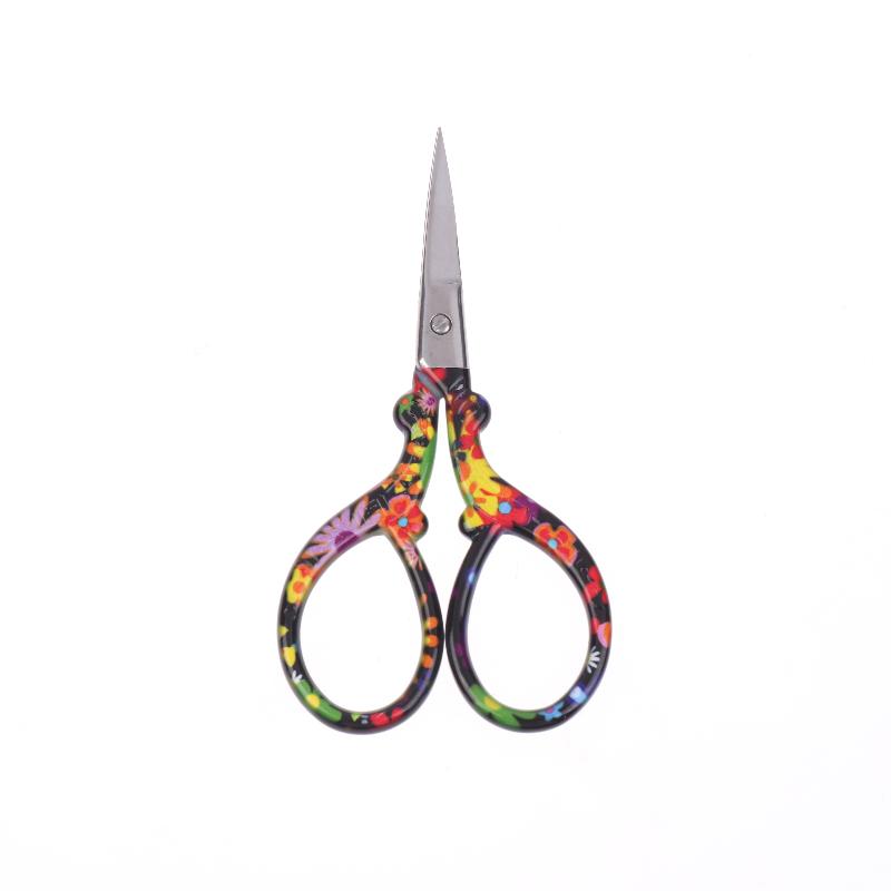 Sharp Embroidery Scissors Sewing Scissors With Leather Scissors Cover For Needlework Craft Sewing Handicraft DIY Tool