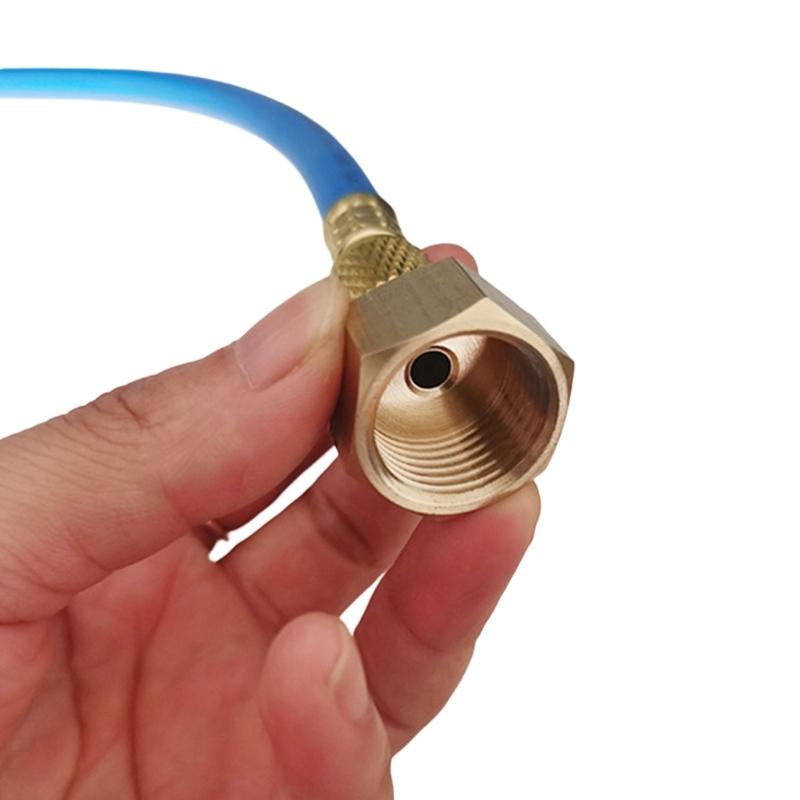 Universal HVAC Service Hose With 3 Color Option HVAC Charging Hose Tube Kit Hose Low Loss Fittings 1M Long