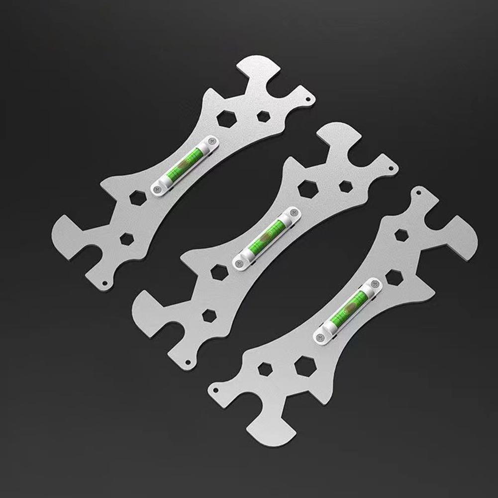 Distance Measuring Tool Multifunctional Universal Wrench Stainless Steel Portable for Shower Faucet Installation for Bathroom
