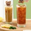1 Stück Niedlicher Bär Vier Gitter Bär Eiswürfelform Silikon 3D Cartoon Bär Kerzenform Für Zuhause DIY Lebensmittelqualität Eis Whiskey Cocktails
