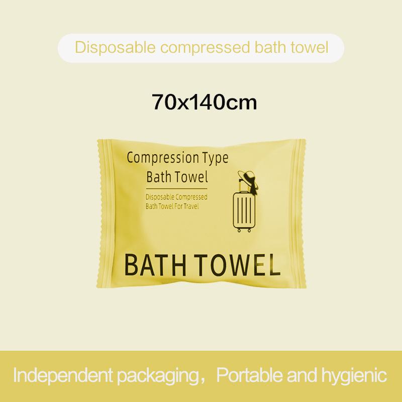 Portable Disposable Compressed Towel - Thickened Facial Cleansing & Bath Towel with Individual Packaging