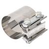 2.75 Inch Exhaust Clamp Stable Fixing Stainless Steel Sturdy Durable Exhaust Pipe Clamp Universal