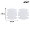 Transparent Door Handle Film Waterproof 4pcs Anti-Scratch