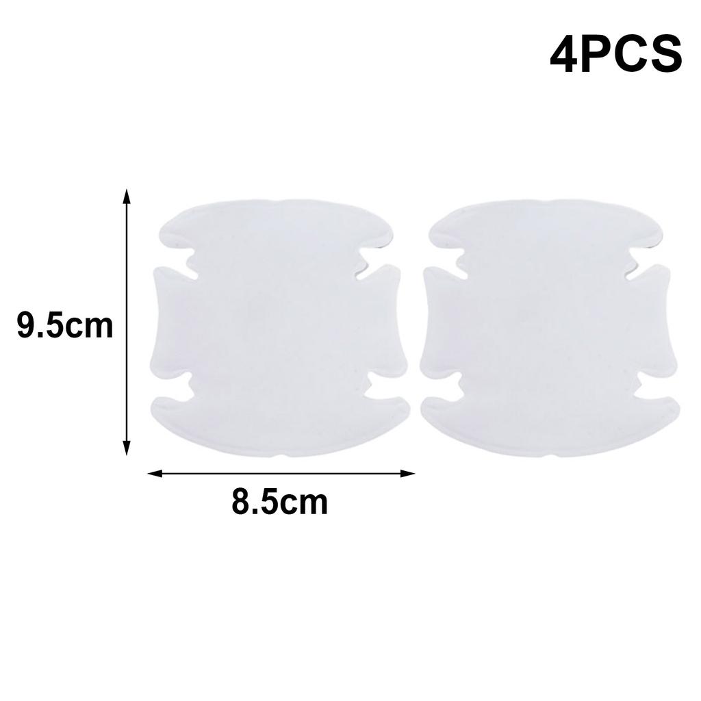Transparent Door Handle Film Waterproof 4pcs Anti-Scratch