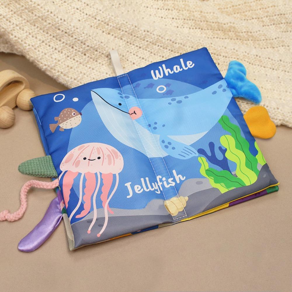 Parent-child Baby Cloth Book Sound Paper Puzzle Cloth Book  Intelligence Development