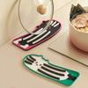 Cartoon-Schneidebrett-Halter Weiche PVC-Topfdeckelmatte Praktisches Geschirr-Pad Herdplatte