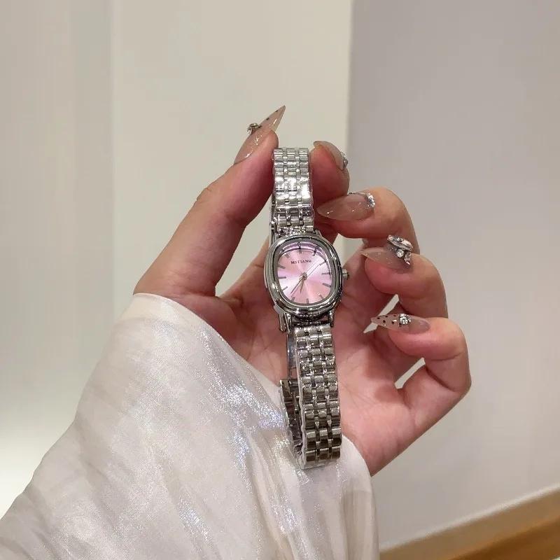 Fashion Small Dial Watch Student Fashion Korean Version College Style Steel Strip Watch Clock Relgio Feminino Dropshipping Gift
