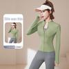 Women's Stand Collar Quick-Dry Sports Jacket - Spring/Autumn Fitness & Casual Running/Yoga Wear