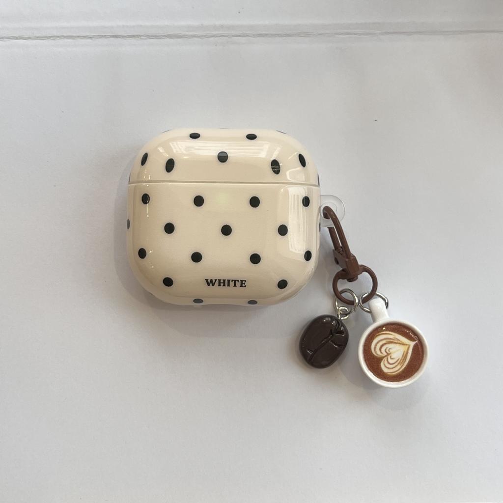 Korean Simple Polka Dots for AirPods Pro1 Protective Case Apple Bluetooth 1/1/1 Generation Earphone Case Pro1