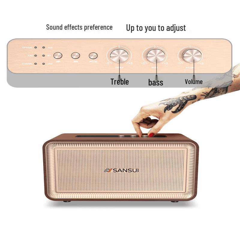 SANSUI A5 HIFI Desktop Bluetooth Speaker with Dolby Atmos (CN version)