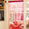 Lachepper Tropfenförmiger Perlenschnur-Türvorhang, Trennwand, Raumfenster, DIY-Quasten-Drape-Dekor
