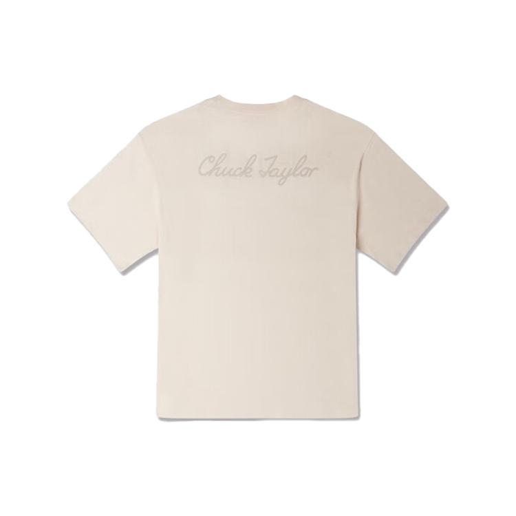 Converse SNEAKER PATCH T Shirt Unisex Khaki 10025397-A09