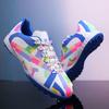 Low-top football shoes tf broken nails artificial flat AG nails leather feet boys and girls children and adolescents students training shoes