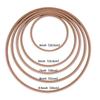 Wood Floral Hoop Wreath 10Pcs Wood Floral Hoop Rings for Wedding Wreath Wall Hanging Decoration Dream Catcher Art Craft