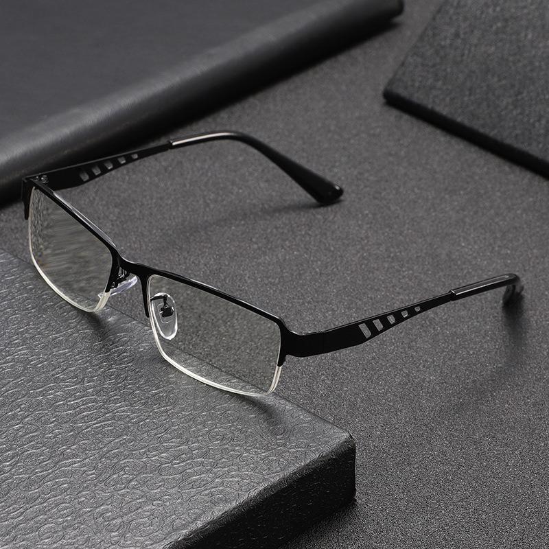 Anti Blue Light Reading Glasses Men High Quality Full-frame Diopter Glasses Business Male Presbyopic Eyeglasses +1.0+1.5~~+4.0