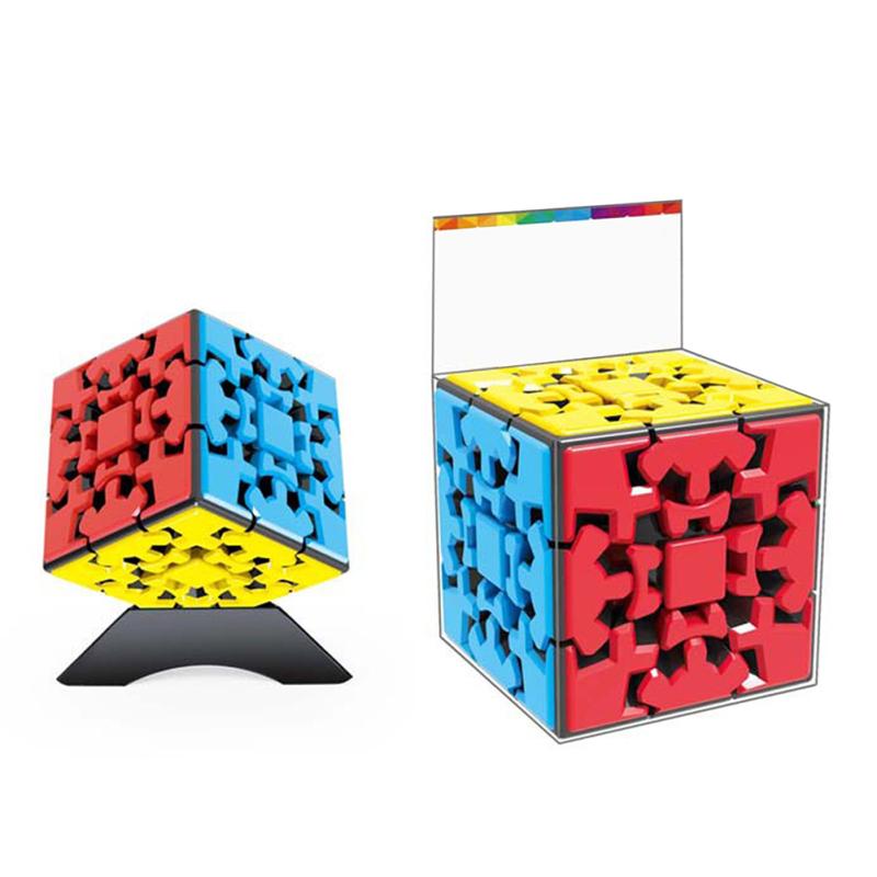 

KungFu Cube Gear Cube 3x3x3 Magic Speed Cube 3D Игрушки-головоломки Головоломки Развивающие игрушки для