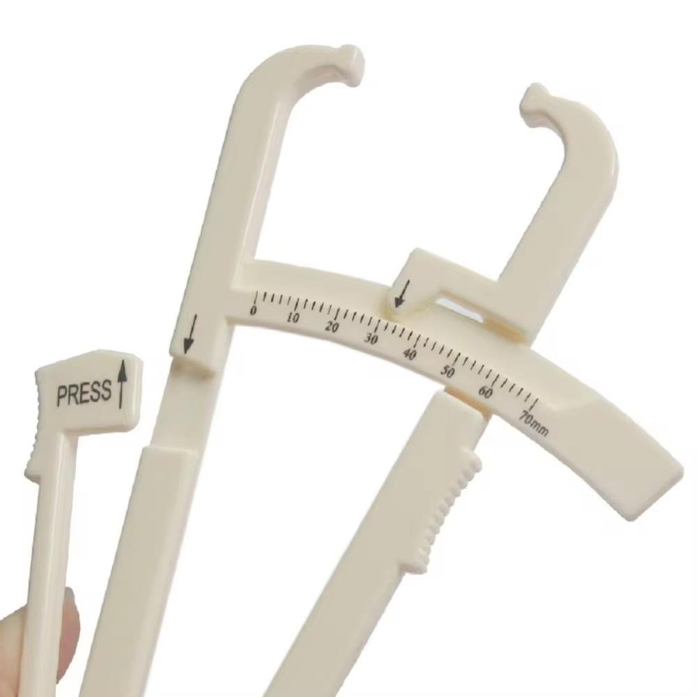 A Sebum Caliper Fat Clip Sebum Caliper Fat Thickness Measuring Ruler Body Fat Weight Loss Measuring Caliper Tape Measuring Tool