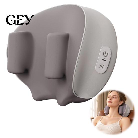 Wireless Neck Massager Cordless Massage Pillow with Heat, Adjustable Ergonomic Shiatsu Shoulder Back Intensity Muscle Relaxer Massager, Rechargeable