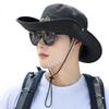 CARTELO Sun Hat for Men, Wide Brim UV Protection Hat, Breathable Foldable Outdoor Sun Hat for Summer Fishing Hiking Fisherman Hat