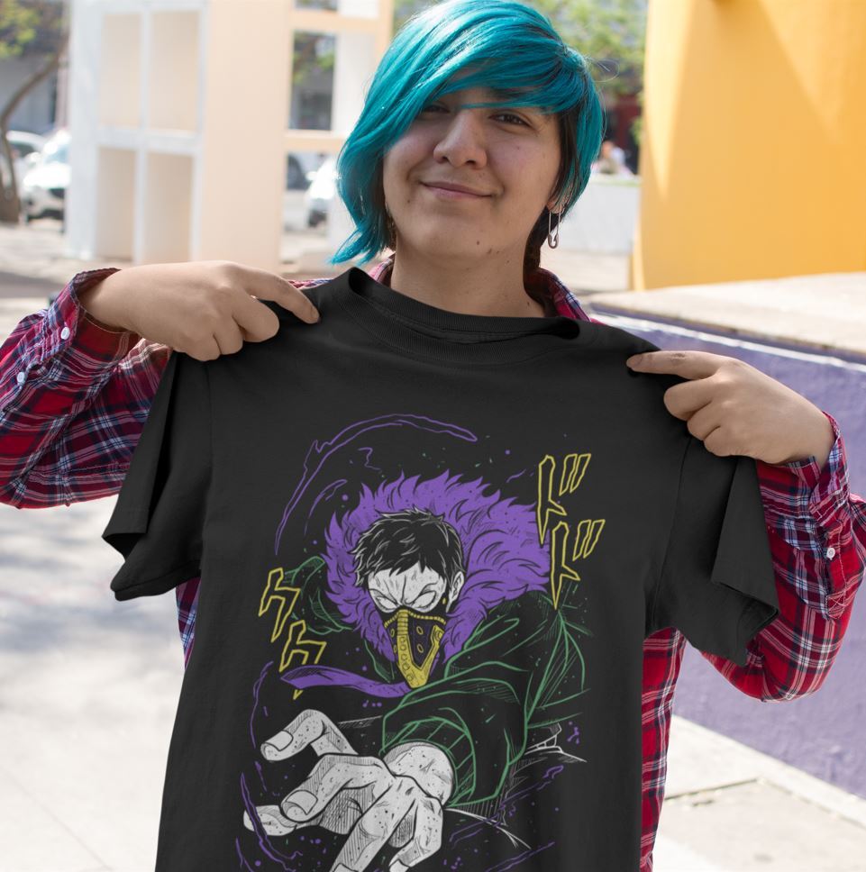 My Hero Academia Mens Overhaul Kai Chisaki Anime T-shirt XSmall XXL
