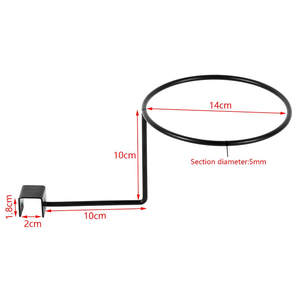 1PCS Black White Motorcycle Helmet Holder Hanger Rack Wall Mounted Hook for Coats Hats Caps Helmet Rack Black Steel Accessories