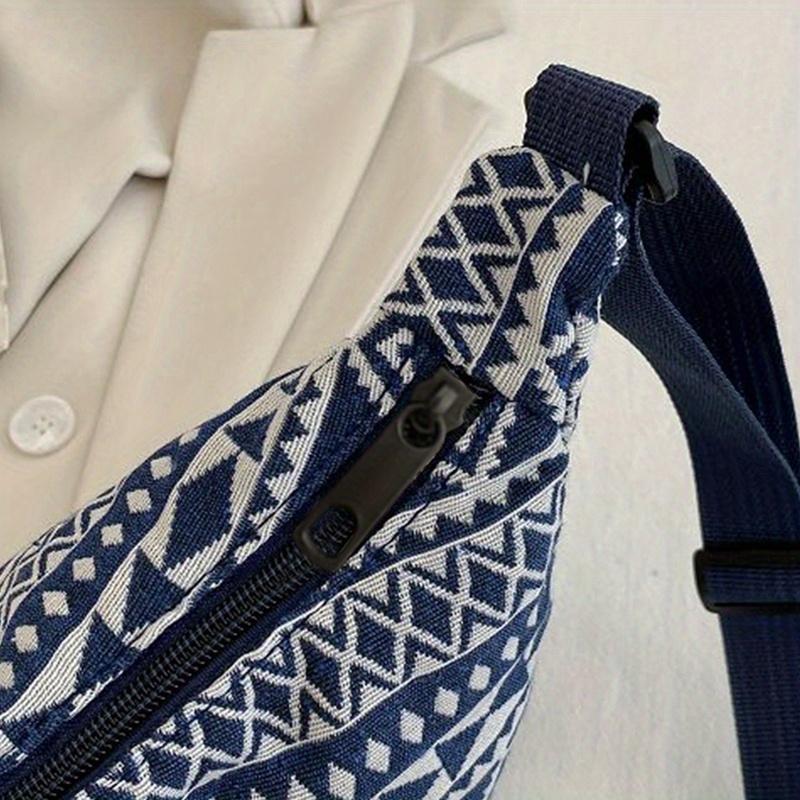 Unisex Neutral Square Tote Bag with Ethnic Style, Perfect for Spring And Summer, Suitable for Daily Use And Classes.