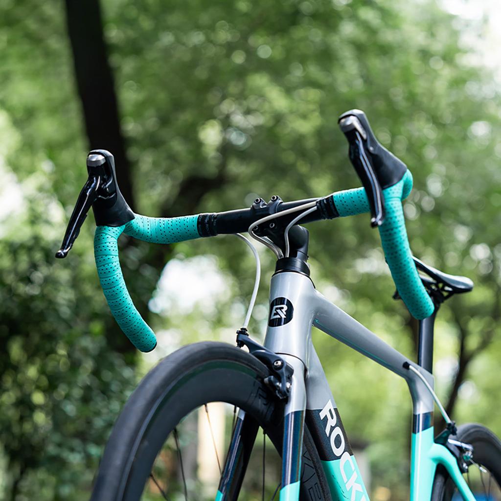 Shark Pattern EVA Foam Bicycle Handlebar Tape - Black