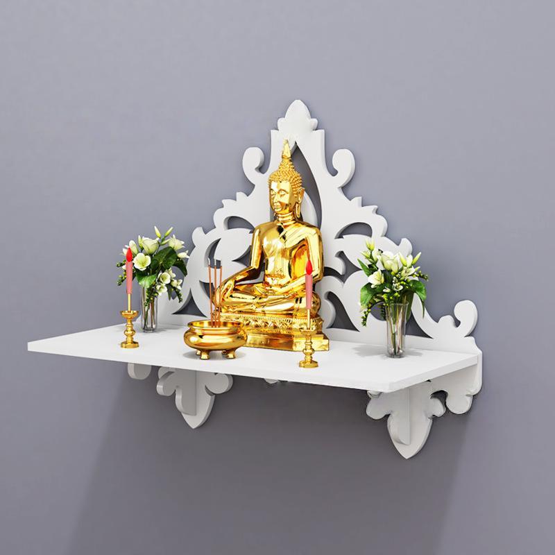 Wandboard, Räucherstäbchenhalterständer, Wandbehang, Wohnzimmer-Statuenhalterung, Schrein-Regal, Aufbewahrungsregal