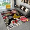 Tappeto Antiscivolo Retrò The King E-Elvis Presley per Soggiorno, Camera da Letto, Sala Giochi, Tappeto Morbido Pavimento Tappeto Decorazione Casa Stanza