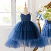 New Girl's Formal Sleeveless Spaghetti Strap Puffy Skirt Princess Dress