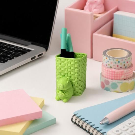 3D Printed Large Capacity Pen Holder PLA 1 Pc
