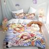Cartoon Shugo Chara Duvet Cover 3-Piece Set Children Hinamori Amu Cute Polyester Soft Breathable Comforter Animation Bedding Set