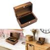 Wood Magnetic Jewelry Gift Box Designs For Travel And Home Use Featuring Secure Closure And Natural Finish