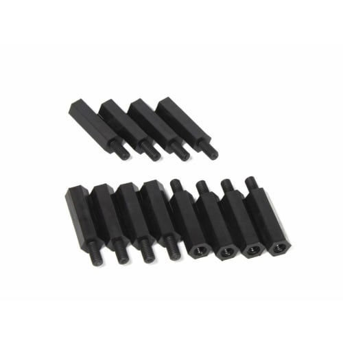 18mm Resin Hex Spacers (12-Piece Set) for FX-AUDIO- Petit Susie/Petit Tank 4-Stage Stack Kit