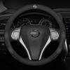 lfcsw2 Car Steering Wheel Cover Nissan Qashqai Juke X-Trail Patrol Note Leaf Altima Maxima Micra Murano Rogue Pulsar Sentra Teana Tiida