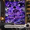 Personalized Wall Tapestry,Solo Leveling Custom Printed Name, Fabric Wall Art For Indoor Room Backdrop