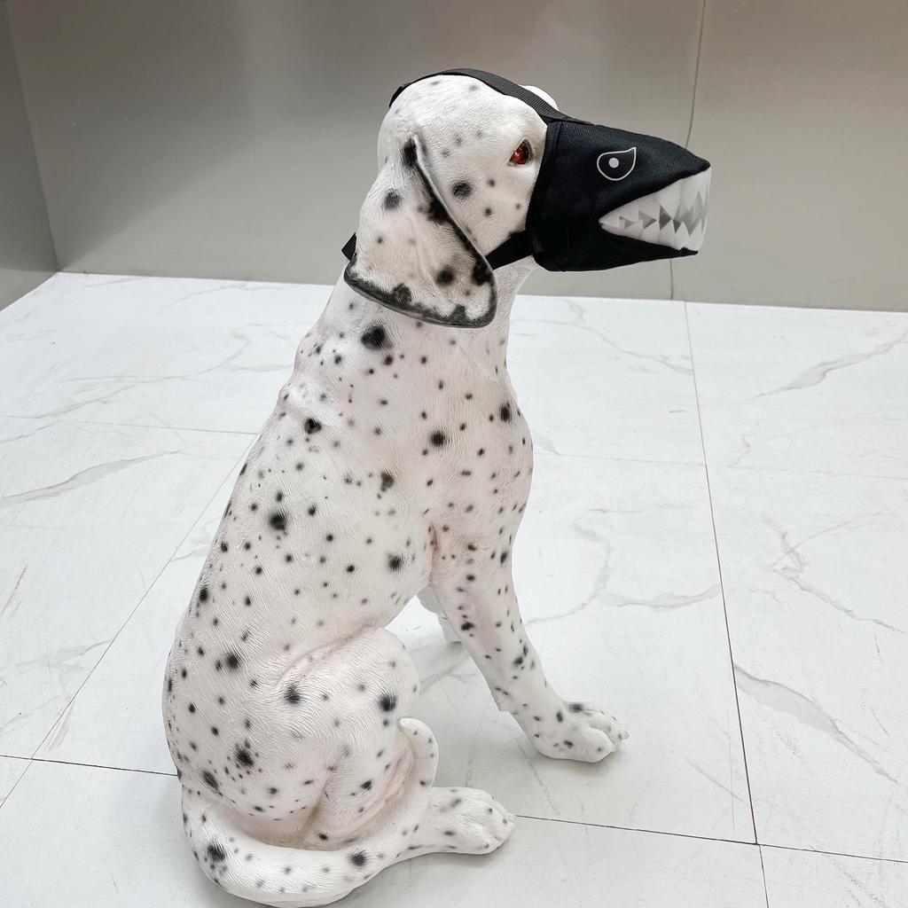 Shark Style Dog Muzzle: Anti-Bite, Anti-Lick, Anti-Eat Cartoon Design Pet Supplies