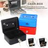 With Key Steel Piggy Bank Mini Size Handheld Safe Box Money Bank Lockable Coin Box  Kids Use
