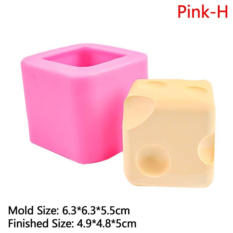 Cheese Embryo Style Silicone Candle Mold Handmade-Soap Diy Candle Art Mould Mochi Squishy Toy Mold Baking Tool Kitchen