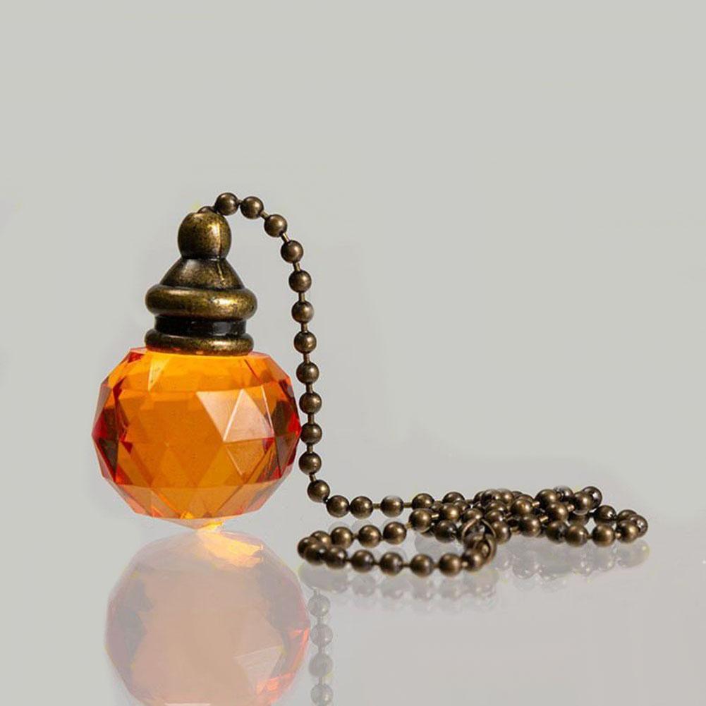 Crystal-Style Designer Bathroom Toilet Pull Chain Cord Handle For Light Switch