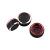 3Pcs Aluminum Alloy Air Conditioning Knob AC Knob Heat Control Switch Button Knob For VW POLO 2002-2013 2014 MK4 MK5 9N 9N3 6R
